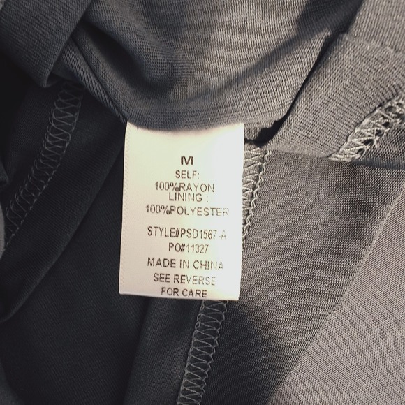 Saving Paige Blue Floral Embroidered V-Neck Empire Waist Maxi Dress Medium - Picture 11 of 12